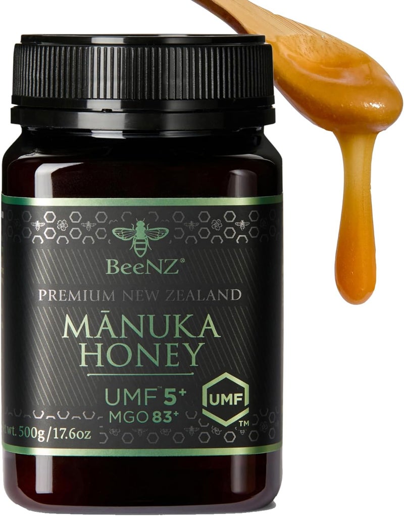 BeeNZ Premium Manuka Honey UMF 5+ 500g - Image 1